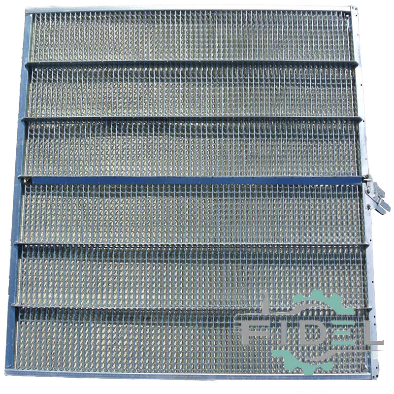 87710707 Chaffer de folha de ar ajustável superior se encaixa para Case-IH